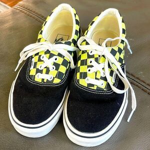 Vans Off the Wall BMX Yellow and Black Checkerboard